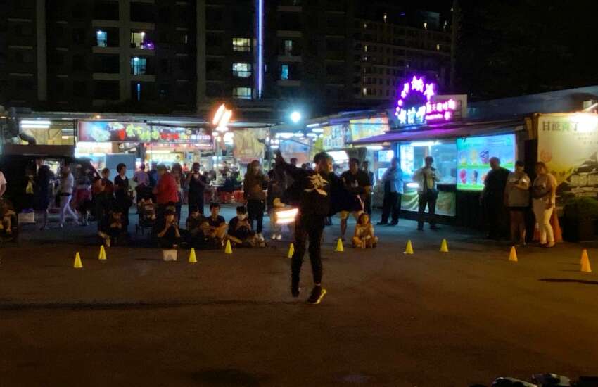八德興仁夜市表演IMG_8250