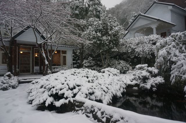 福缘山庄雪景